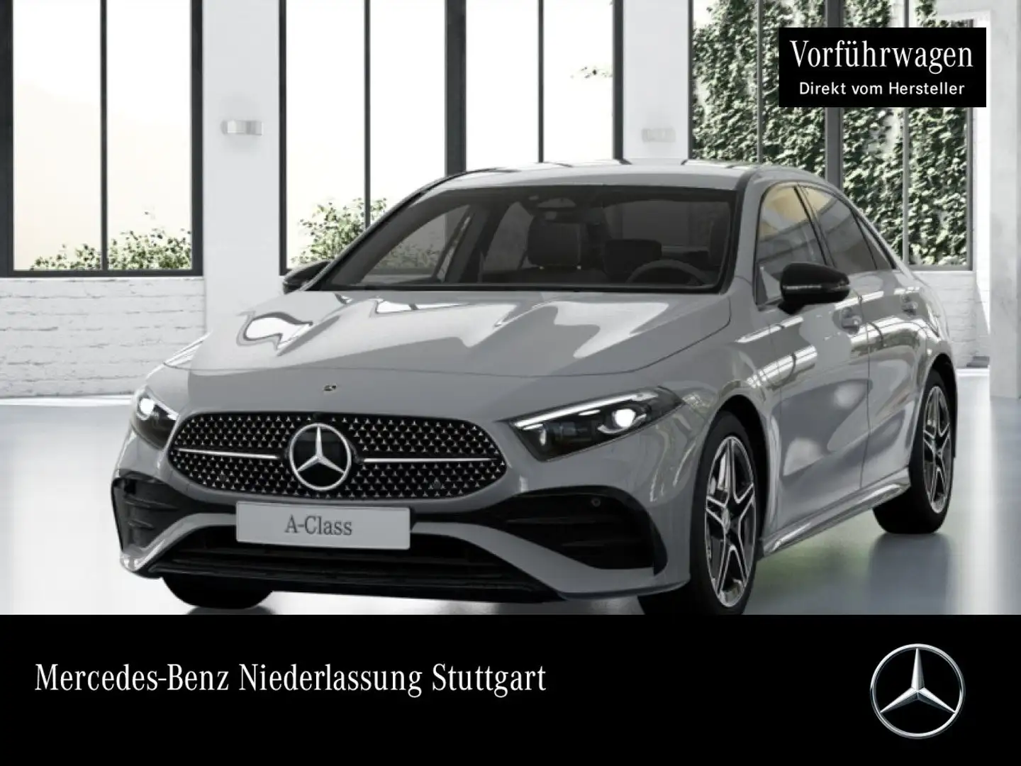 Mercedes-Benz A 180 Lim AMG+NIGHT+MULTIBEAM+KAMERA+TOTW+7G Grau - 1