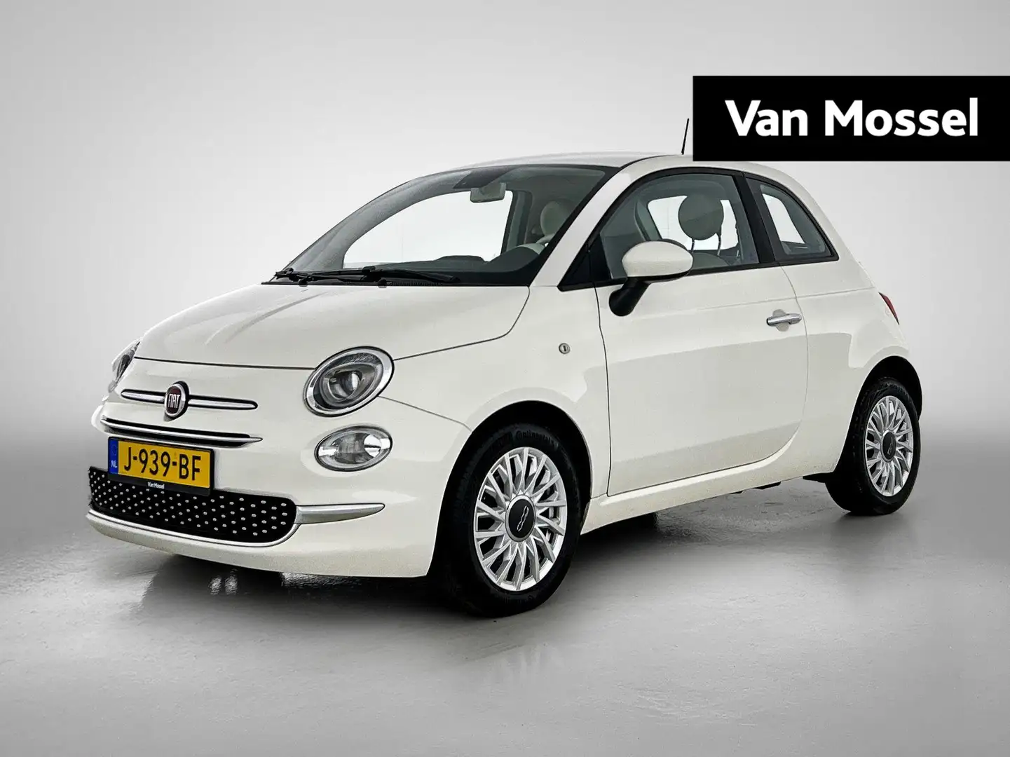 Fiat 500 1.0 Hybrid Lounge | Airco | Navigatie | Parkeersen Weiß - 1