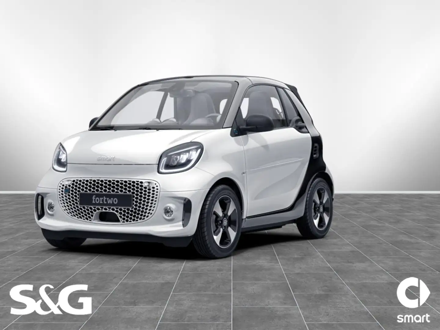 smart forTwo EQ TEMPOMAT+22KW+LED+15 ZOLL+SITZHEIZUNG Weiß - 1