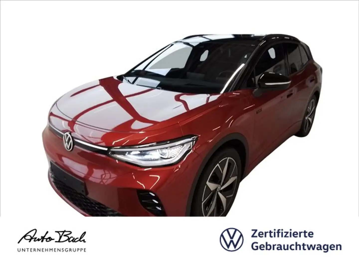 Volkswagen ID.4 GTX Navi LED Standhzg HuD CarPlay ACC AHK Rot - 1