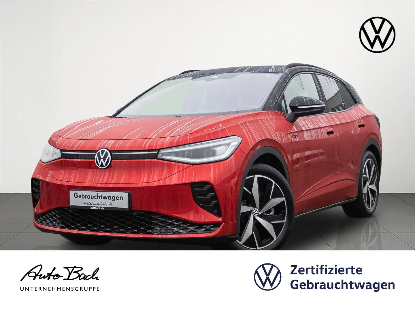 Volkswagen ID.4 GTX Navi LED Standhzg HuD CarPlay ACC AHK Rot - 1