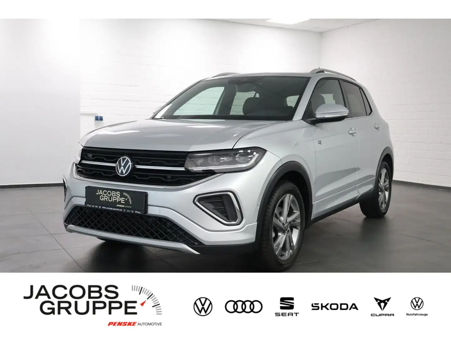 Volkswagen T-Cross 1.0 TSI R-Line DSG,Navi,Matrix,RFK Silber - 1