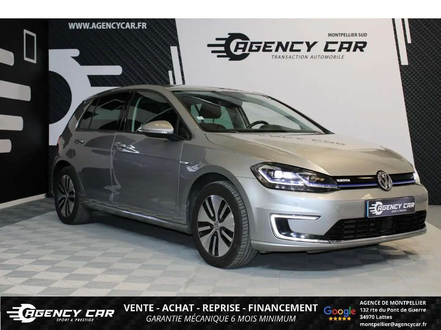 Volkswagen Golf e-Golf  VII BERLINE e-Golf PHASE 2 Gris - 1