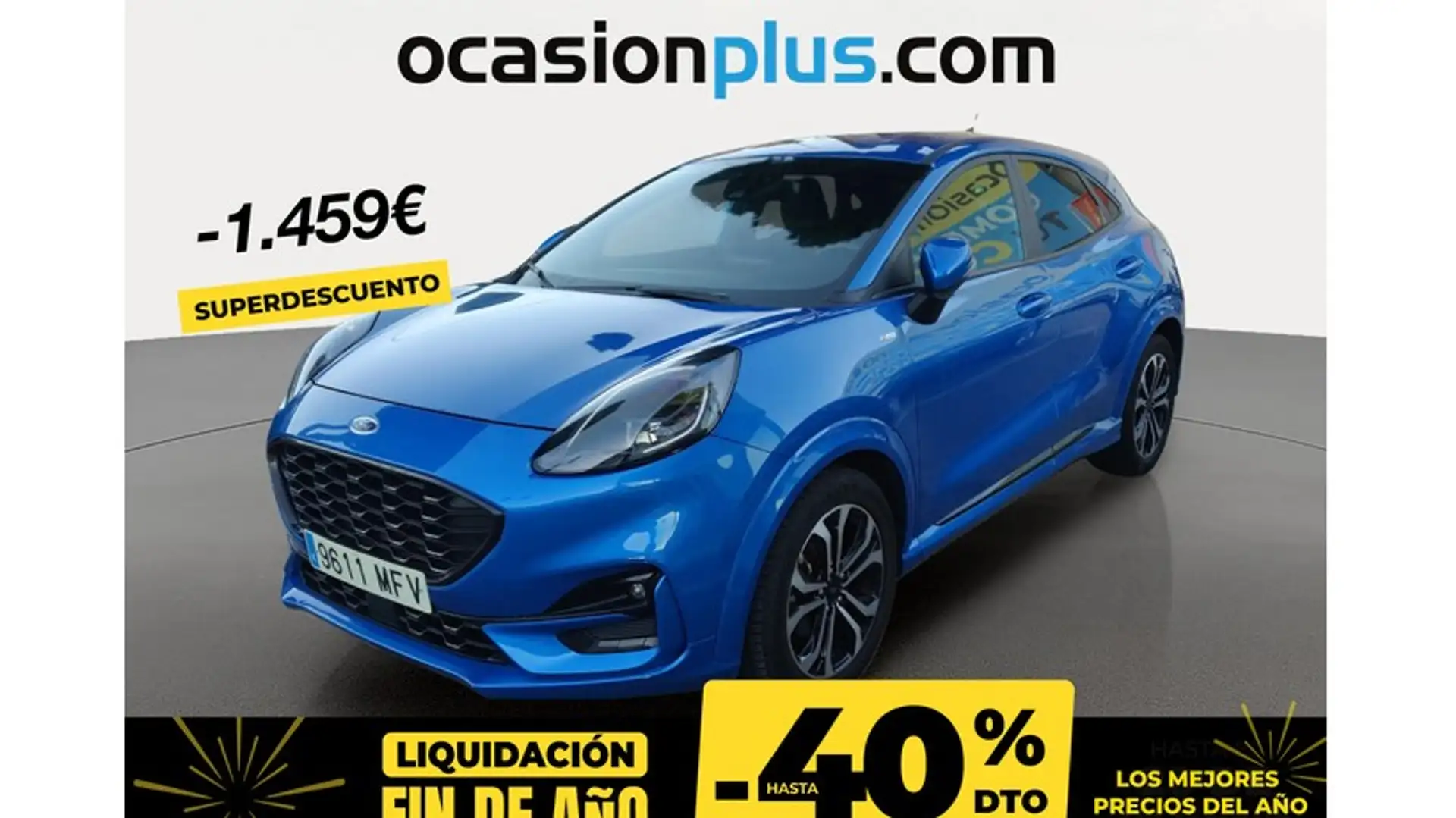 Ford Puma 1.0 EcoBoost MHEV ST-Line 125 Bleu - 1