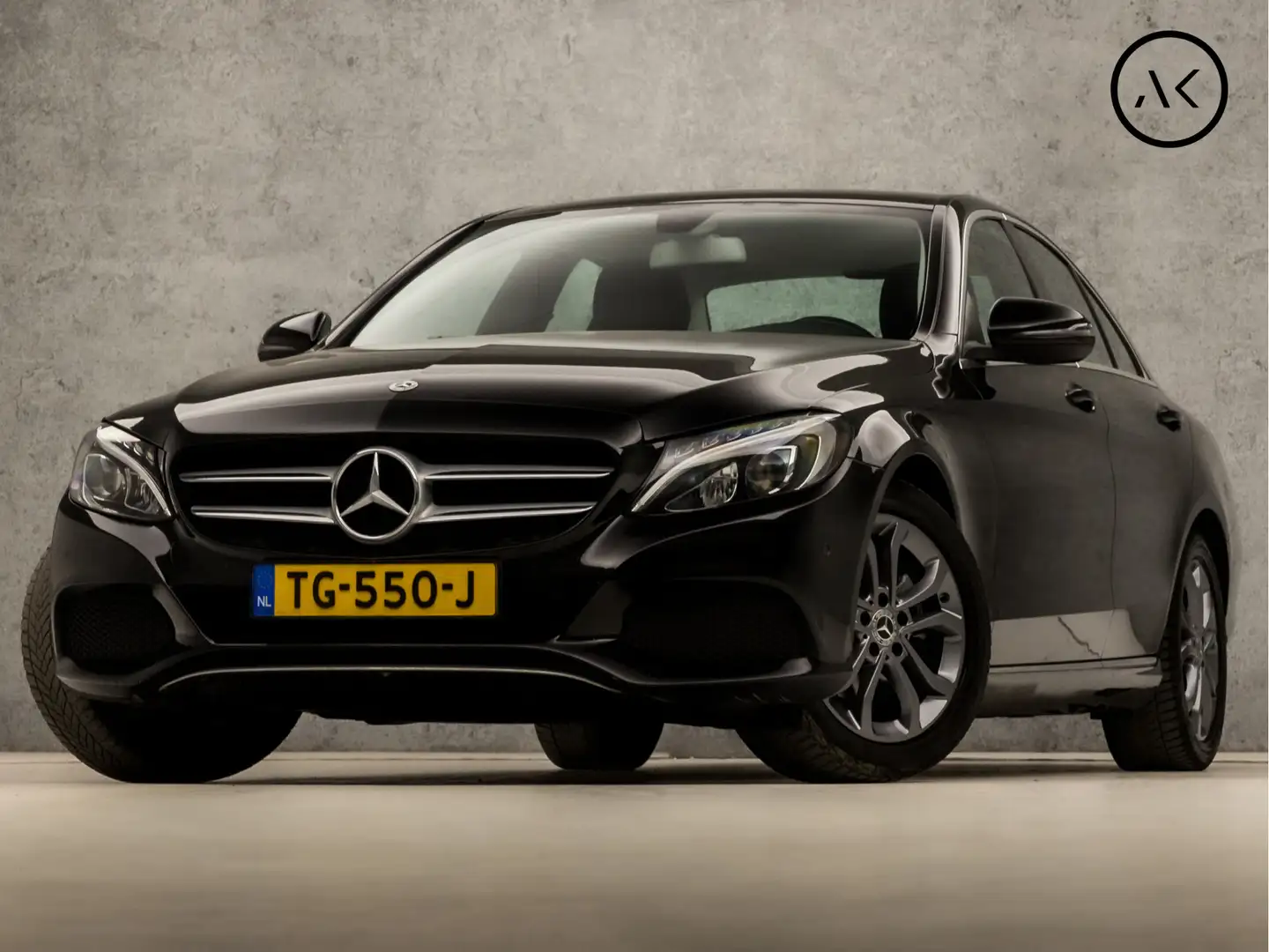Mercedes-Benz C 180 Sport 157Pk Automaat (NAVIGATIE, CAMERA, LEDER, ST Zwart - 1