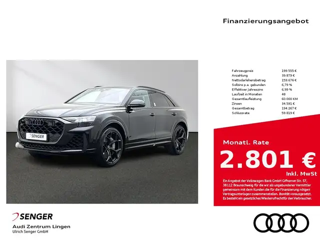 Audi RS Q8 Performance Memory Leder 305 km/h Panorama