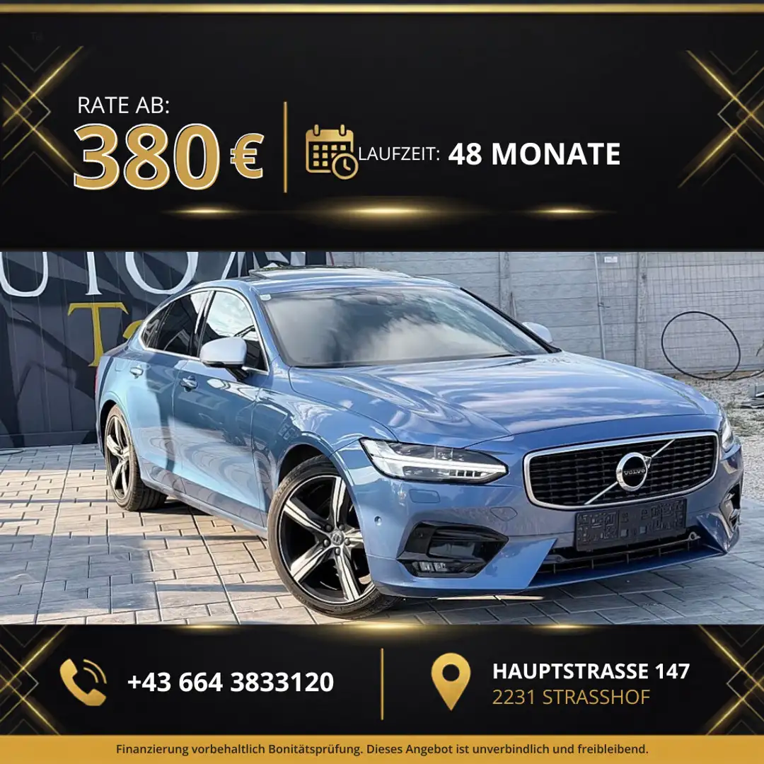 Volvo S90 Volvo R-Design *Individuell*Schiebedach*Memory Blau - 1