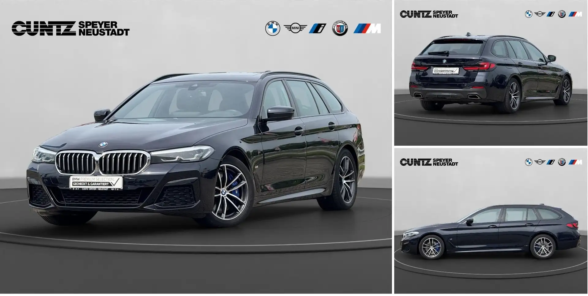 BMW 530 d Touring M Sportpaket Anhängerk. Panorama Parking Noir - 1
