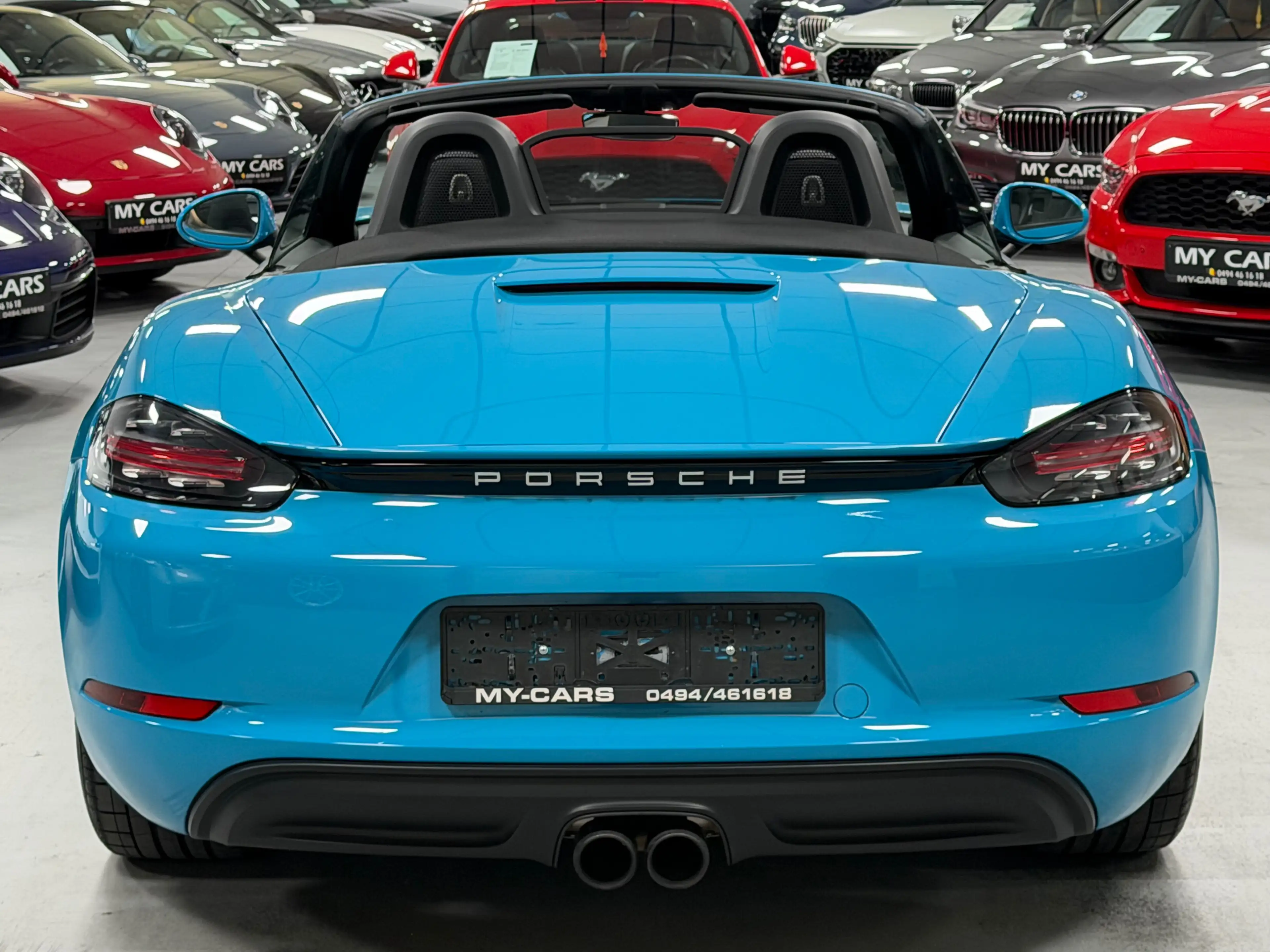 Porsche Boxster / 718 Turbo 2.0 Pdk Exhaust Sport Bose Xenon Bleu Miami Cuir Clim Xenon Ja 18 — photo 14