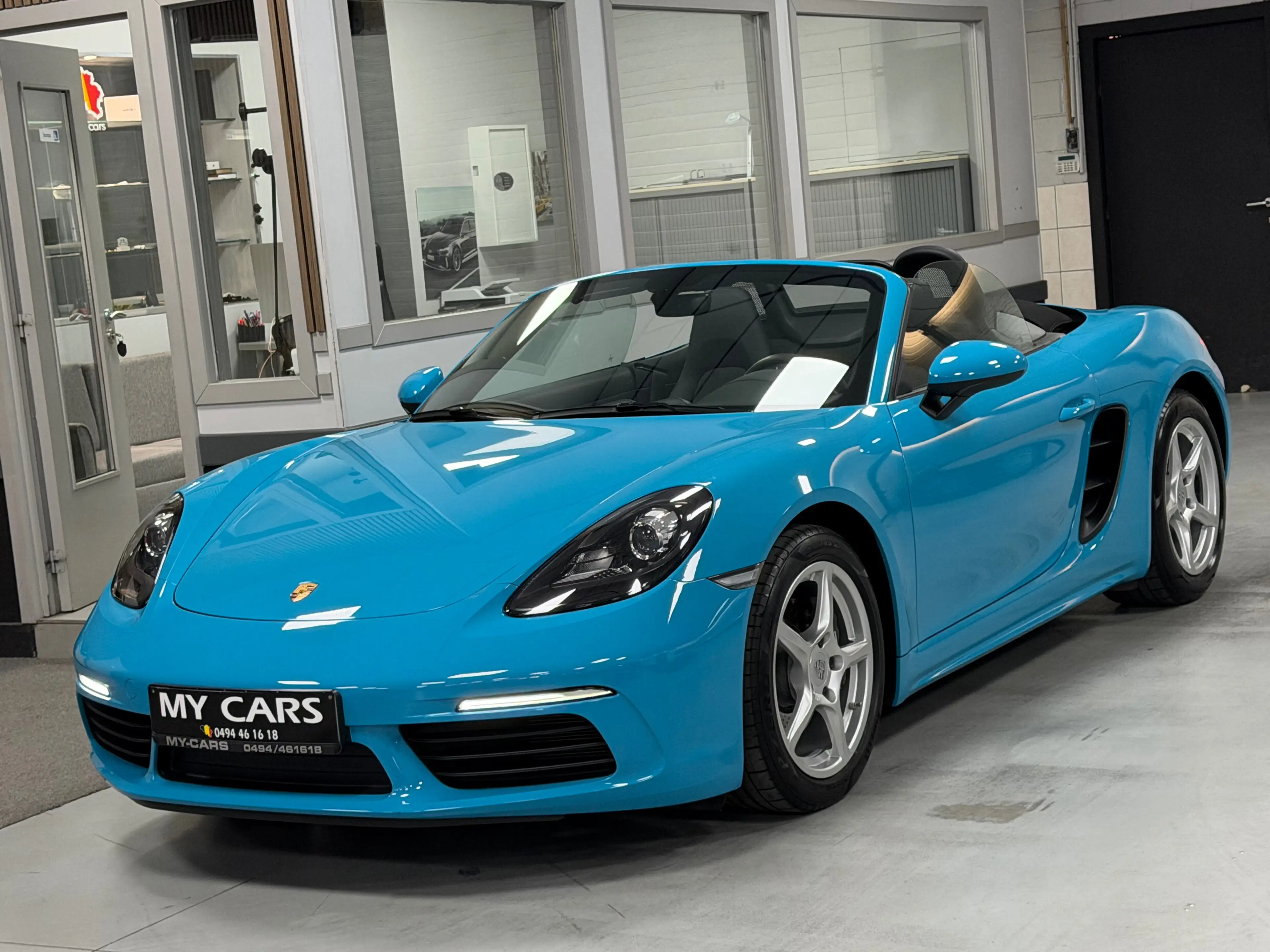 Porsche Boxster / 718 Turbo 2.0 Pdk Exhaust Sport Bose Xenon Bleu Miami Cuir Clim Xenon Ja 18 — photo 11