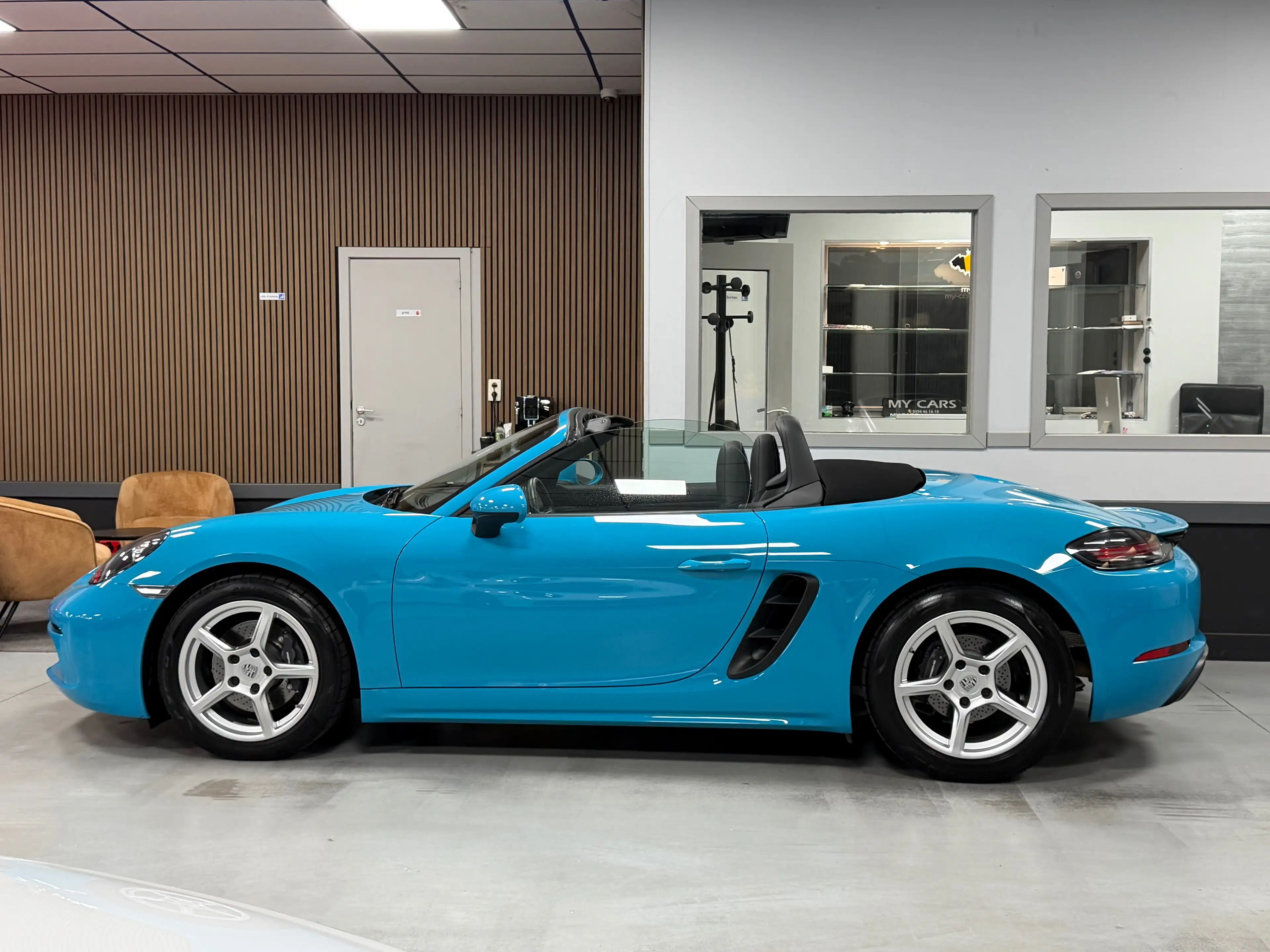 Porsche Boxster / 718 Turbo 2.0 Pdk Exhaust Sport Bose Xenon Bleu Miami Cuir Clim Xenon Ja 18 — photo 10