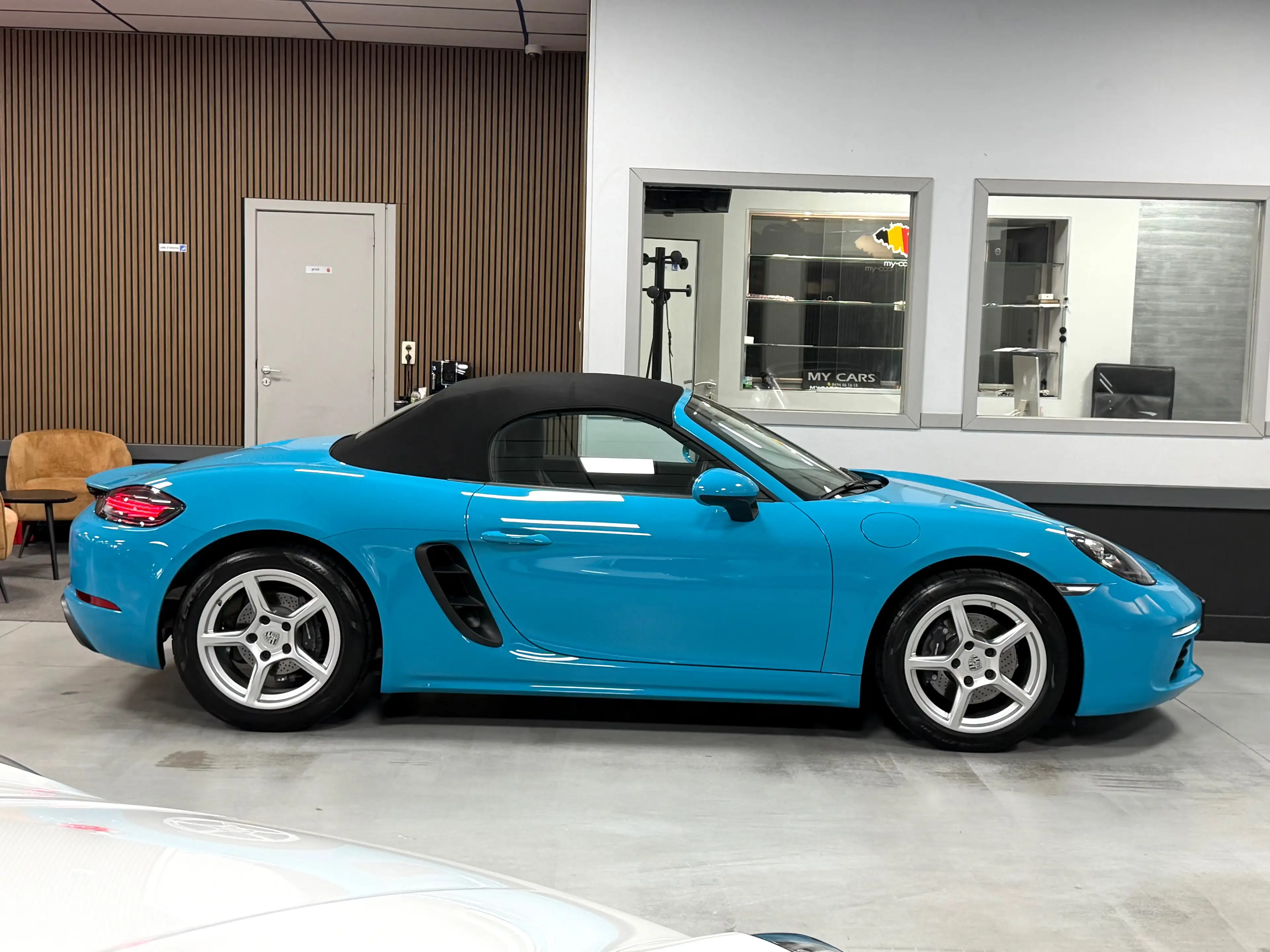 Porsche Boxster / 718 Turbo 2.0 Pdk Exhaust Sport Bose Xenon Bleu Miami Cuir Clim Xenon Ja 18 — photo 7