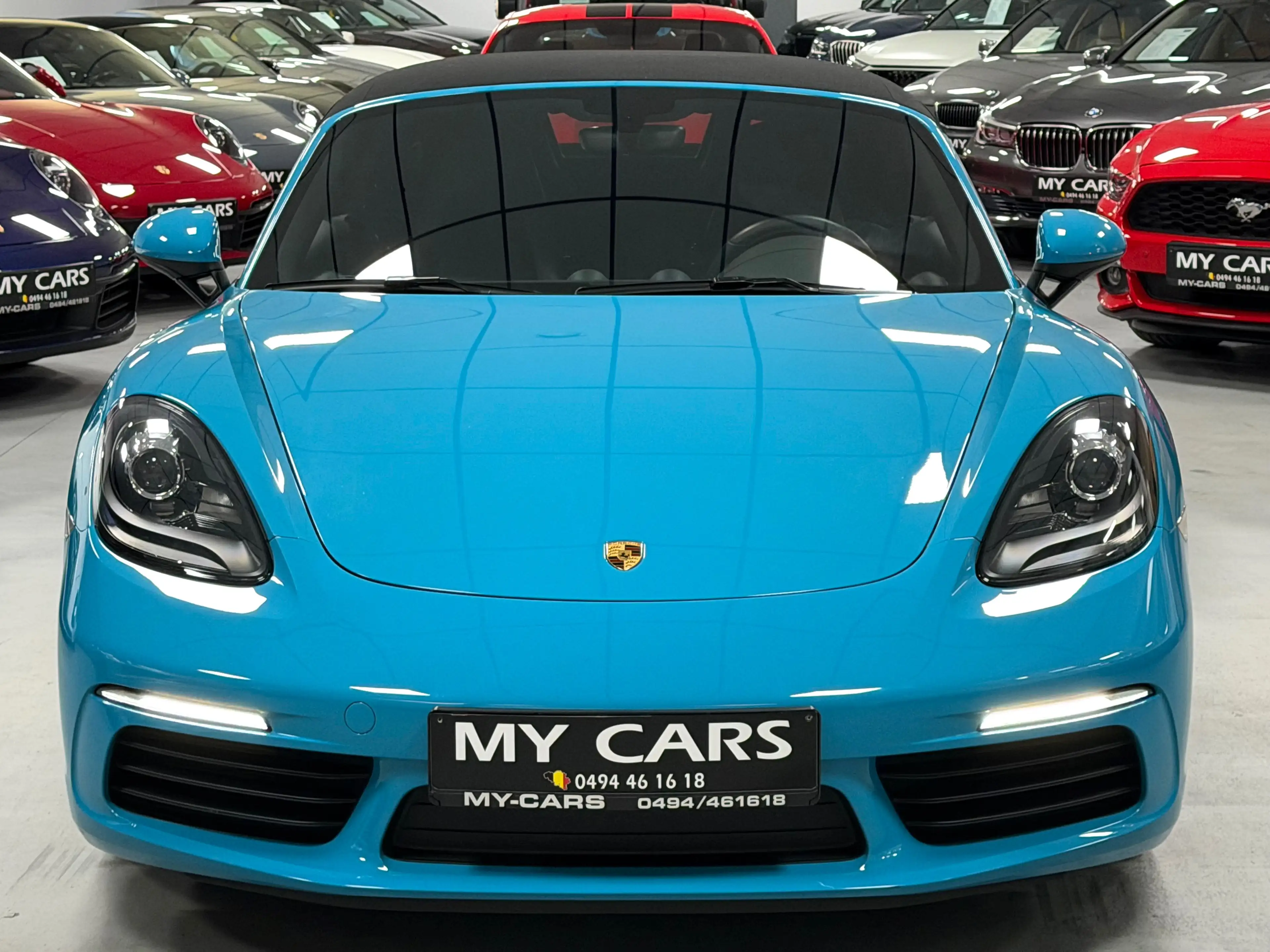 Porsche Boxster / 718 Turbo 2.0 Pdk Exhaust Sport Bose Xenon Bleu Miami Cuir Clim Xenon Ja 18 — photo 6