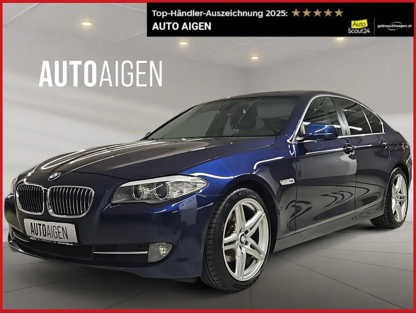 BMW 520 d * F10 * 2. BESITZ * NEUER SERVICE * PDC * ab 139 Blau - 1