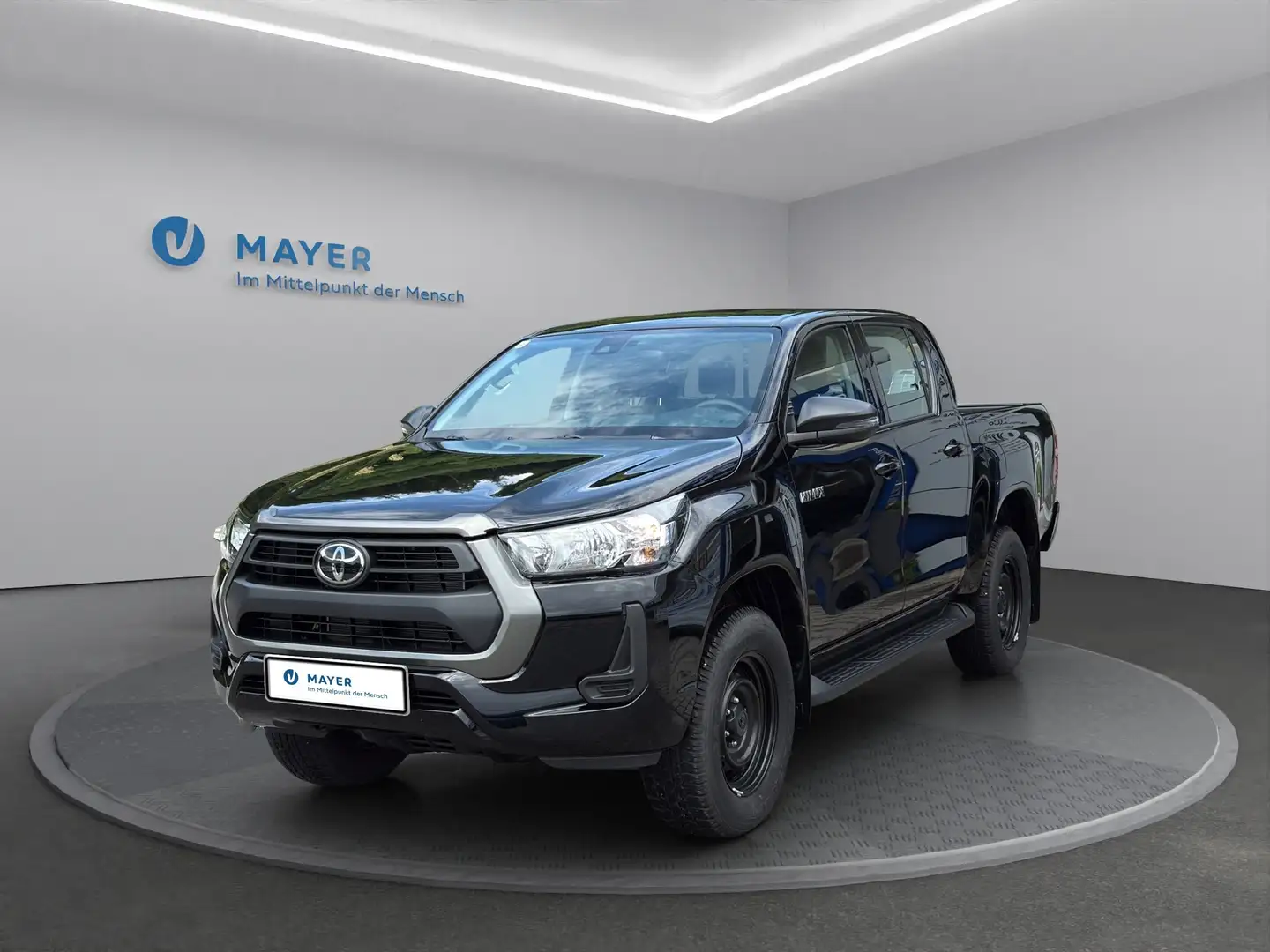 Toyota Hilux DK Country 4WD 2,4 D-4D Schwarz - 1