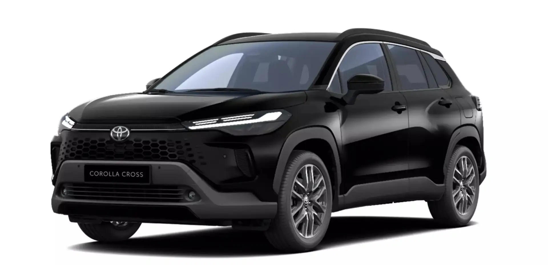 Toyota Corolla Cross 2.0 Hybrid Team D LED, AppleCarPlay Noir - 1