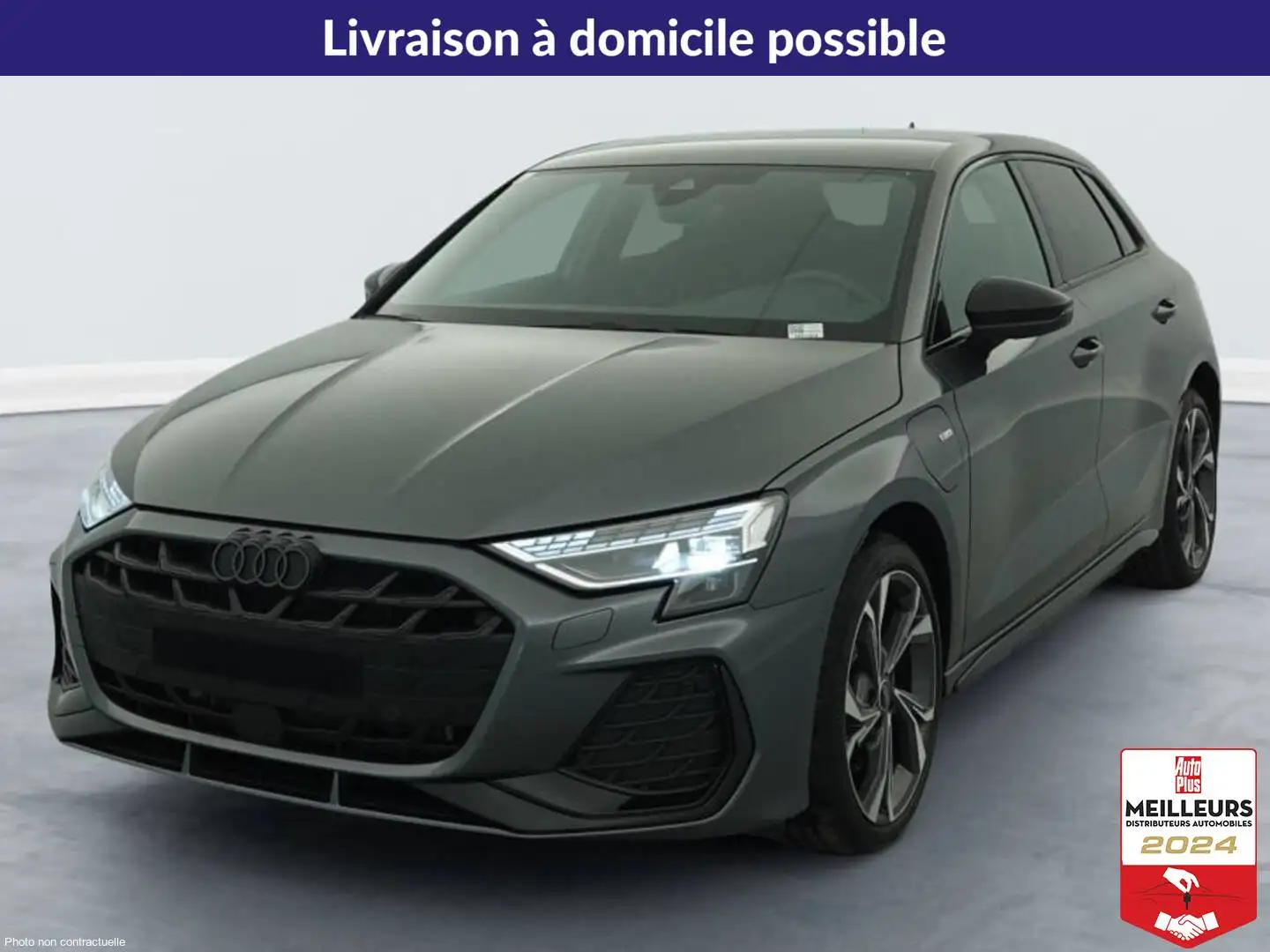 Audi A3 NOUVELLE 45 TFSI E HYBRIDE RECHARGEABLE 272 S TRON Gris - 1