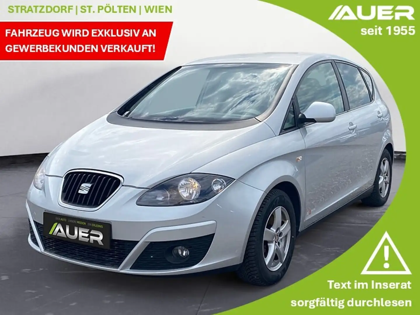 SEAT Altea Chili 1,6 CR TDI | nur B2B Silber - 1
