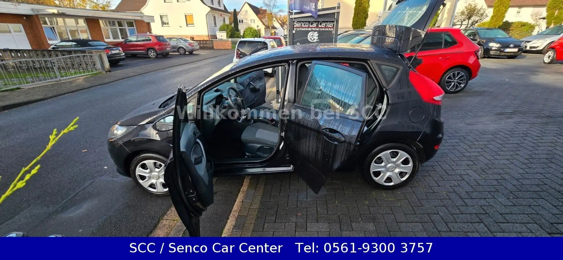 Ford Fiesta Trend 5 Türig Schwarz KLIMA Wenig Km Schwarz - 2