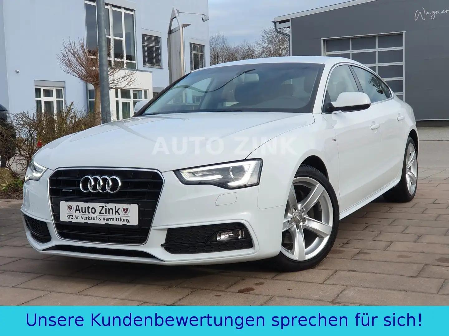 Audi A5 Sportback 2.0 TFSI QUATTRO* S-LINE* Weiß - 2
