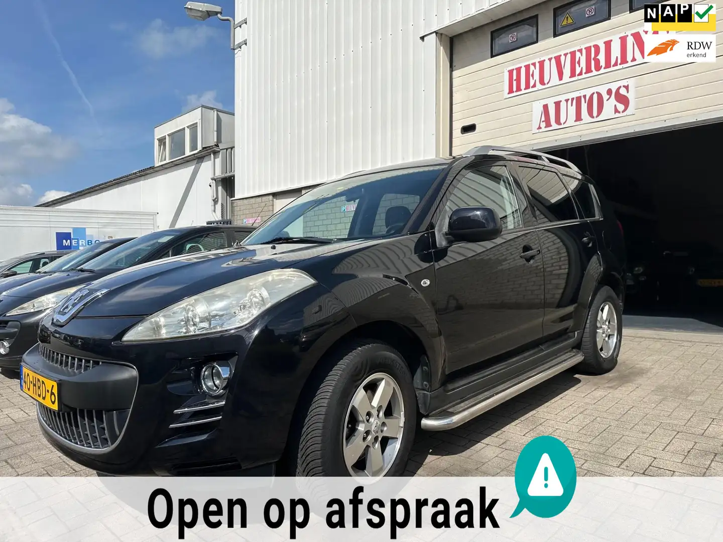 Peugeot 4007 2.4 ST 7p. | Airco | TrekHaak | APK | 4x4 Чорний - 1