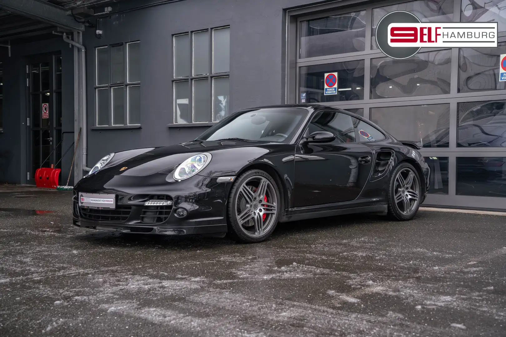 Porsche 997 997 Turbo Schwarz/Schwarz Service und Bremse neu Noir - 2