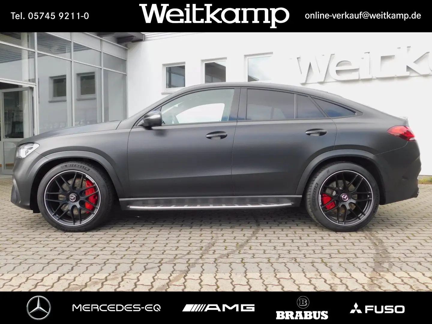 Mercedes-Benz GLE 63 AMG AMG GLE 63 S 4M+ Coupé Magno-foliert+Perf.Abgas+ Nero - 2