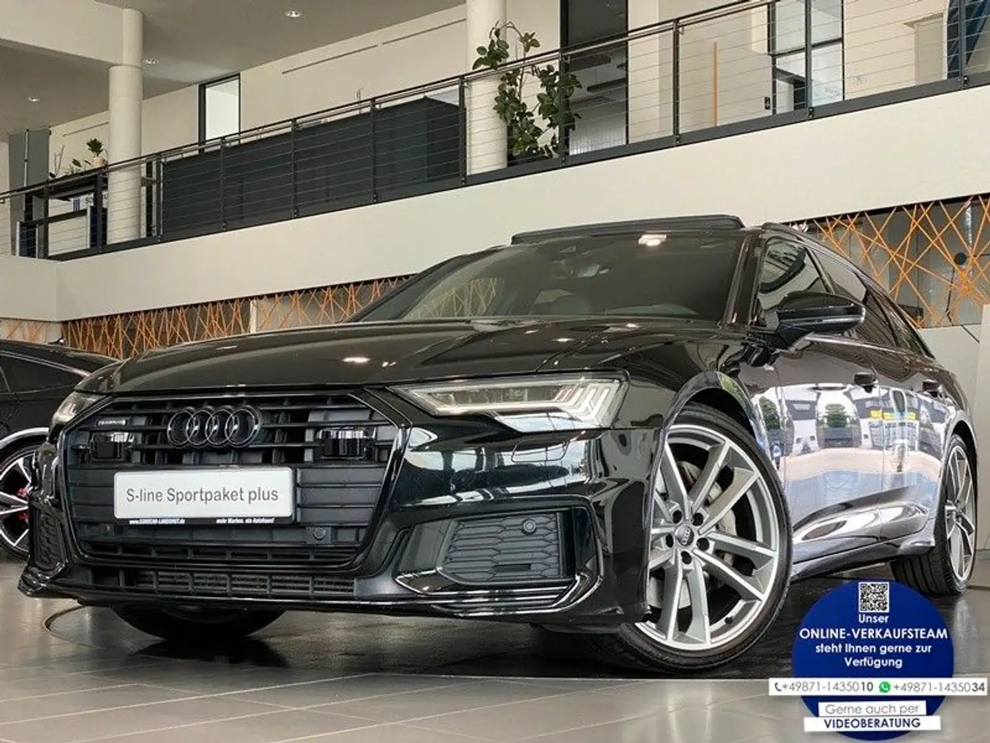 Audi A6 55 TFSI S-line+ HD-Matrix S-Sitze HUD B&O ACC Nero - 1