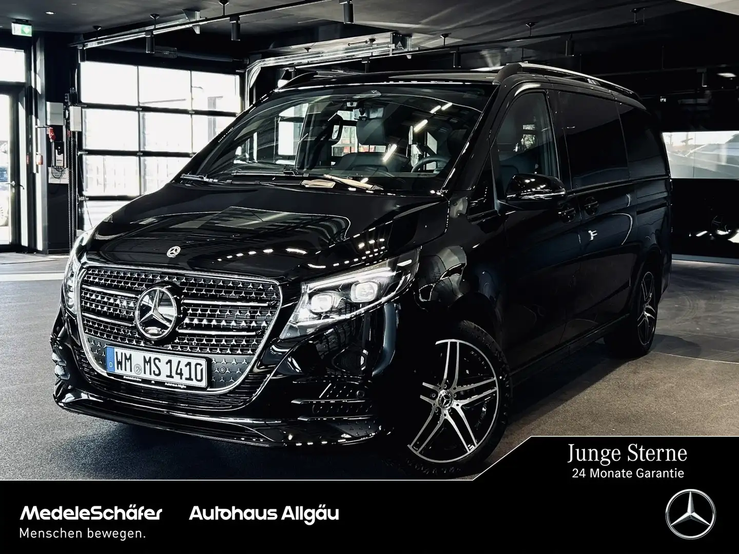 Mercedes-Benz V 300 V 300 d 4M EXCLUSIVE L AMG LUXUSSITZE PANO 360° Noir - 1