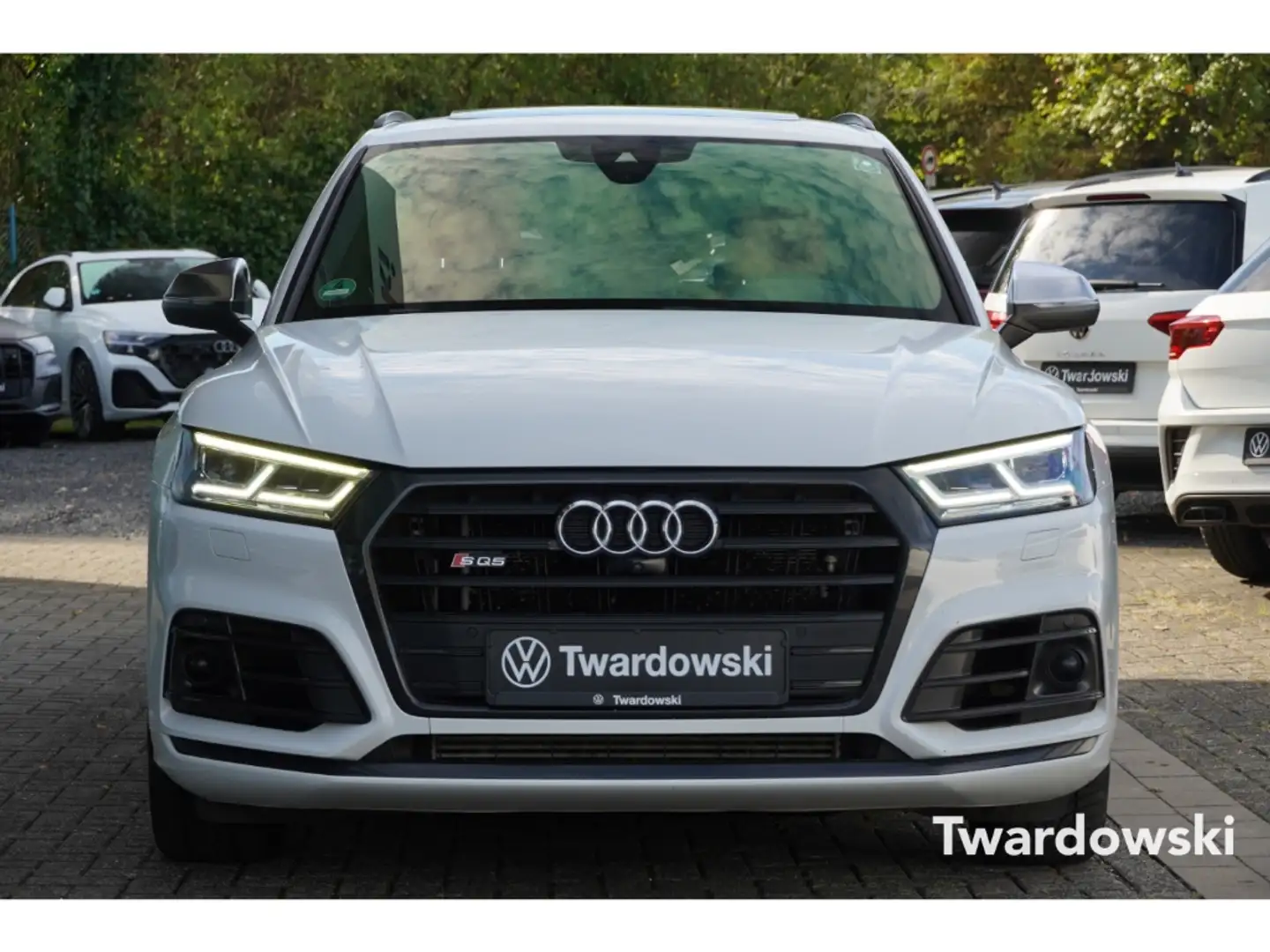 Audi SQ5 3.0 TFSI PANO Memo ACC HUD B&O Luft Massage Blanc - 2