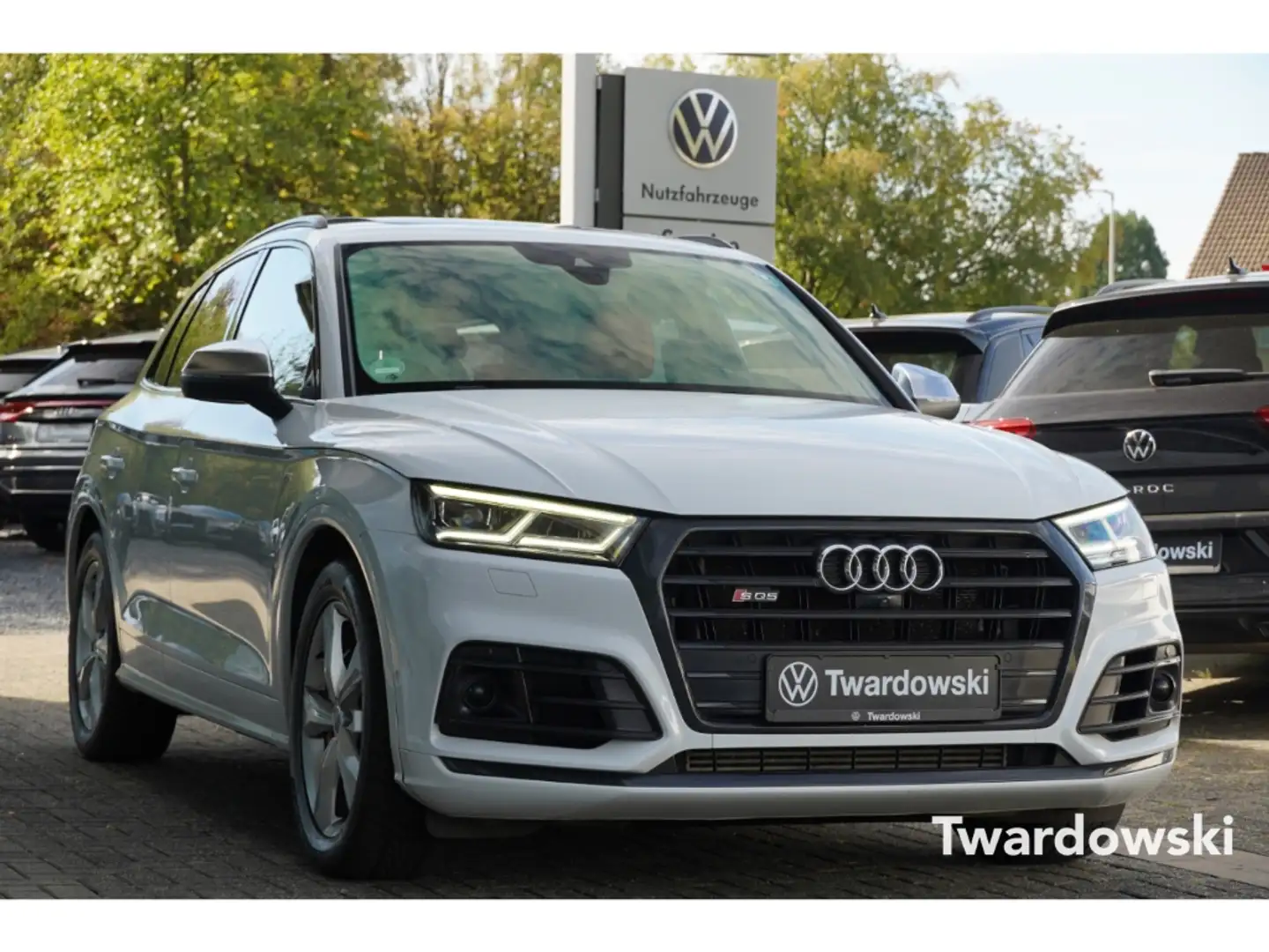 Audi SQ5 3.0 TFSI PANO Memo ACC HUD B&O Luft Massage Blanc - 1
