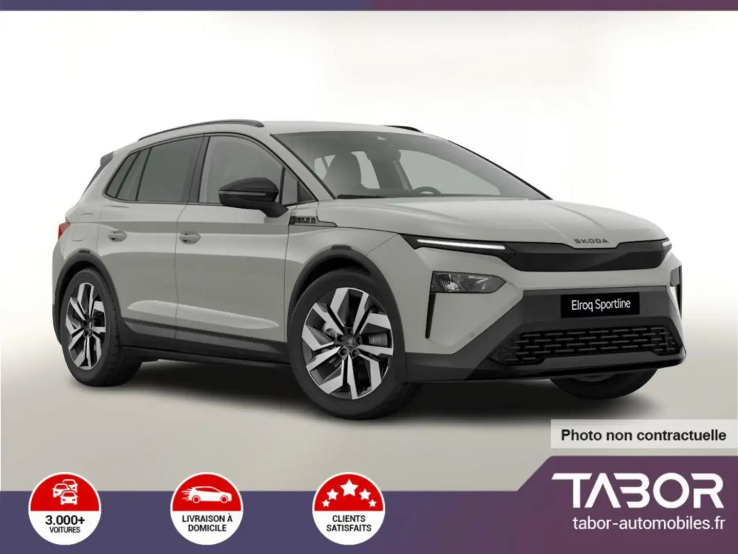 Skoda Elroq 85 Sportline LED Nav WinterP ACC Gris - 1