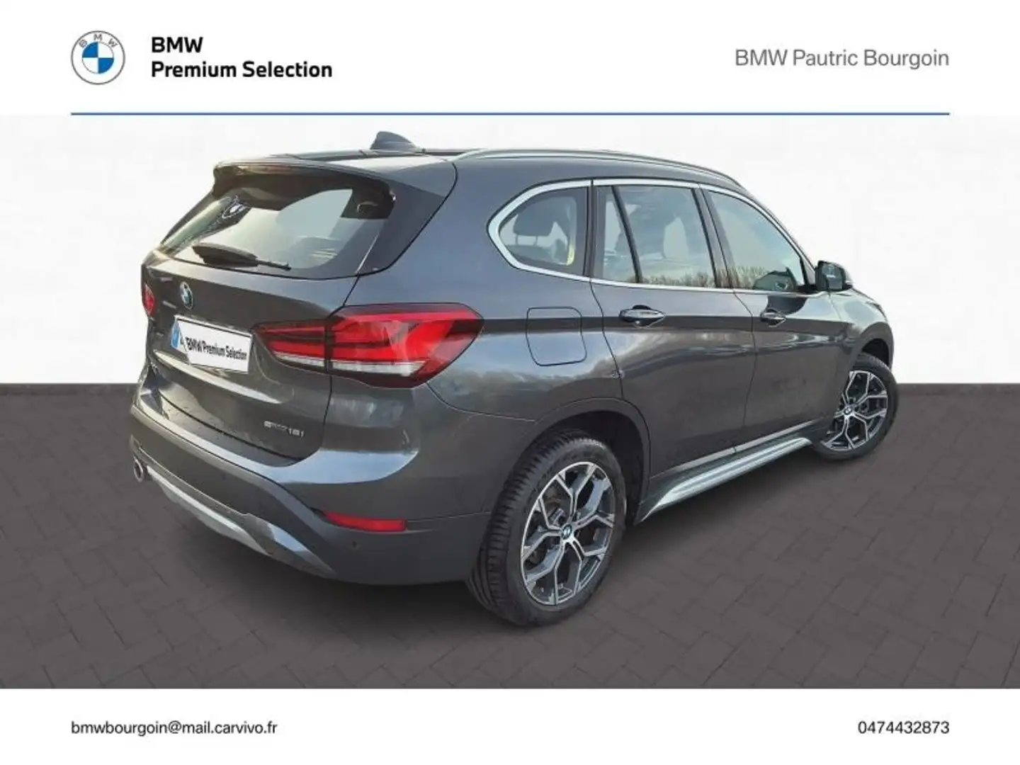 BMW X1 sDrive18iA 136ch xLine DKG7 Gris - 2