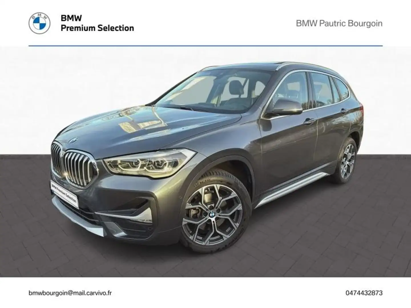 BMW X1 sDrive18iA 136ch xLine DKG7 Gris - 1