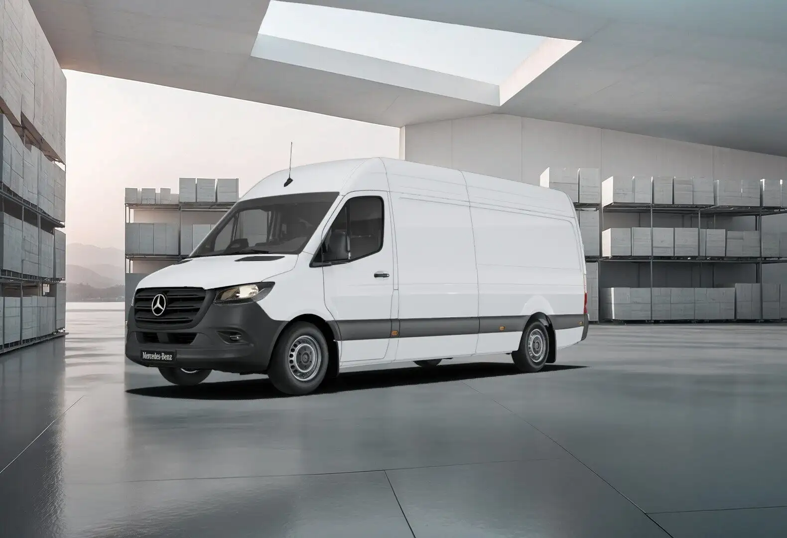 Mercedes-Benz Sprinter 317 CDI Kasten PRO Hochdach 4325 PTS Weiß - 2