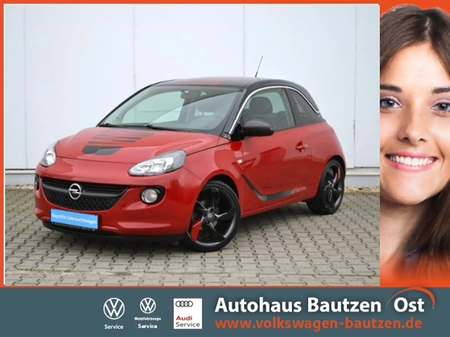 Opel Adam 1.4 Slam EXTREME+SPORT/18-ZOLL+SFW/GRA/KLIMAAUTOM Rot - 1