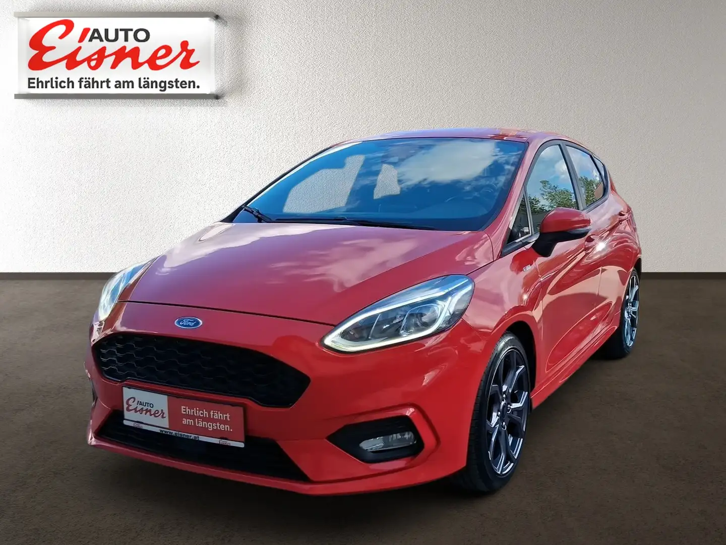 Ford Fiesta 1.5 TDCi ST-Line DynLicht Kam. KeyLess LM Rot - 2