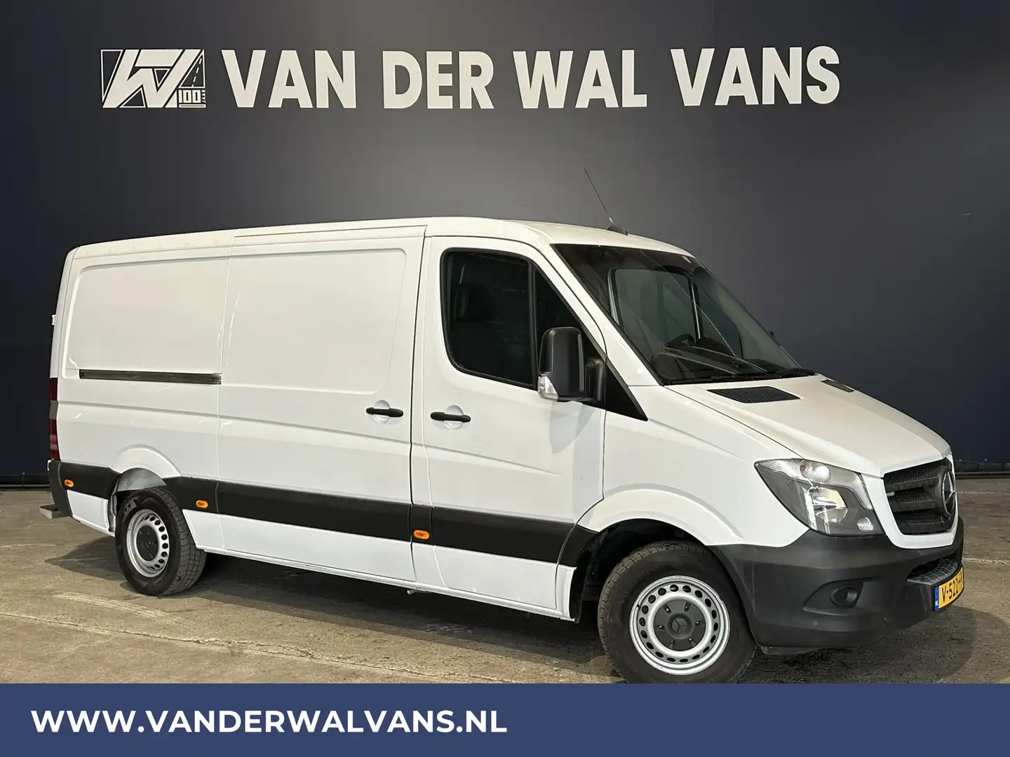 Mercedes-Benz Sprinter 316 CDI 163 pk L2H1 Euro6 Airco | 2800kg trekhaak Wit - 1