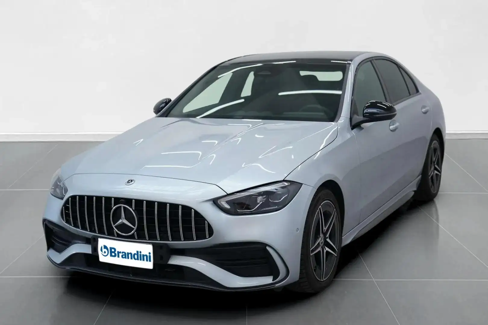 Mercedes-Benz C 220 d mhev AMG Line Premium Plus 4matic 200cv auto Grigio - 1