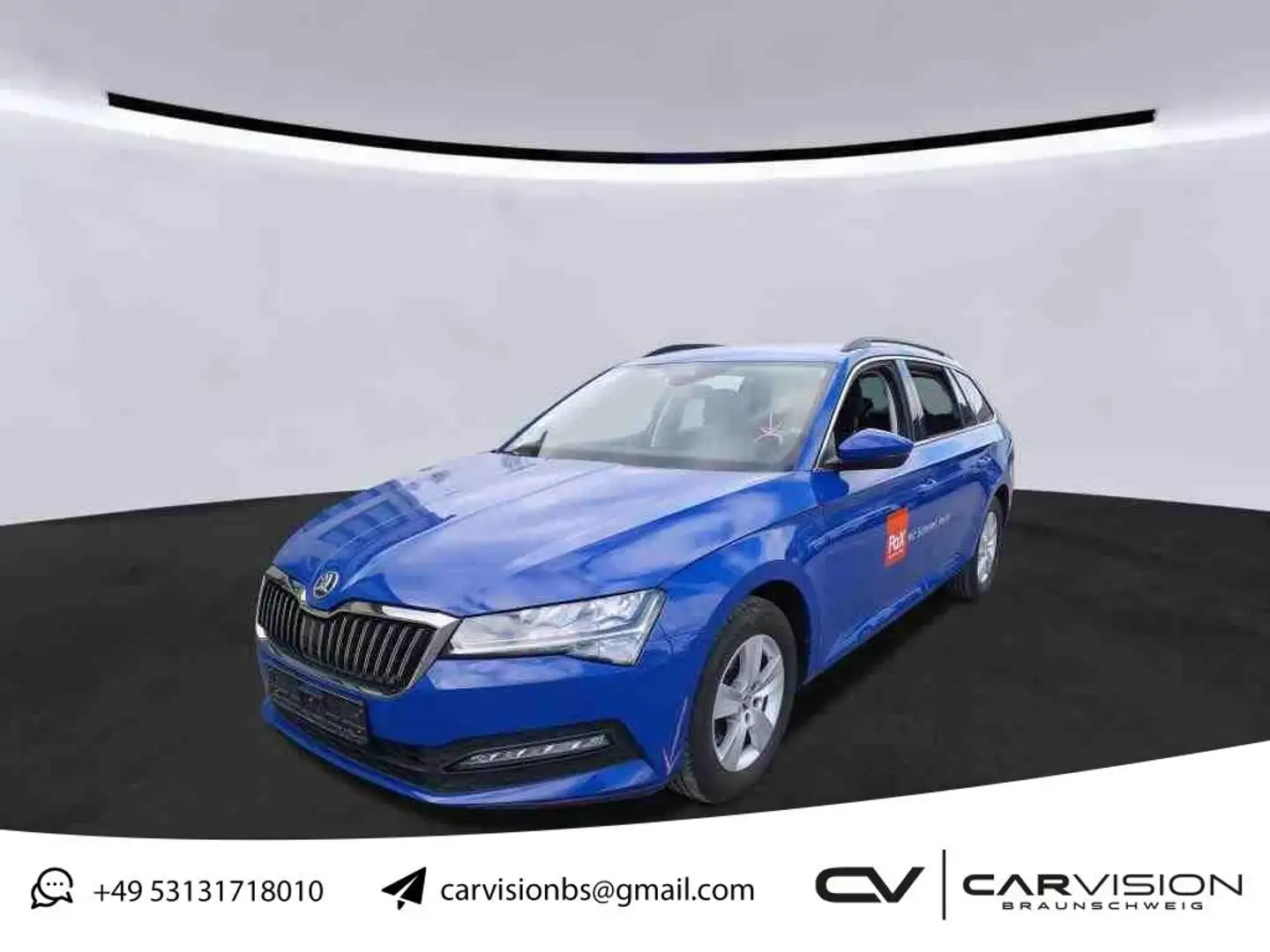 Skoda Superb 2.0 TDI Ambition *ViCo*AHK*LED*STDHZG*PDC Blau - 1