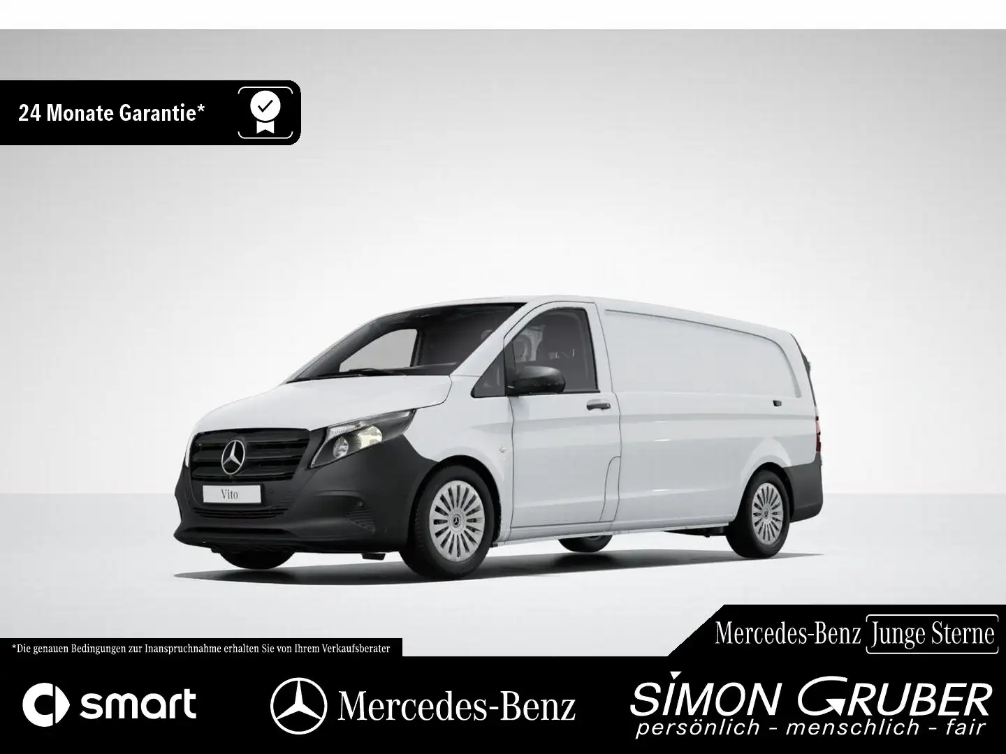 Mercedes-Benz Vito 116 CDI Kasten Extralang Aut. Kamera 3Sitze Weiß - 1