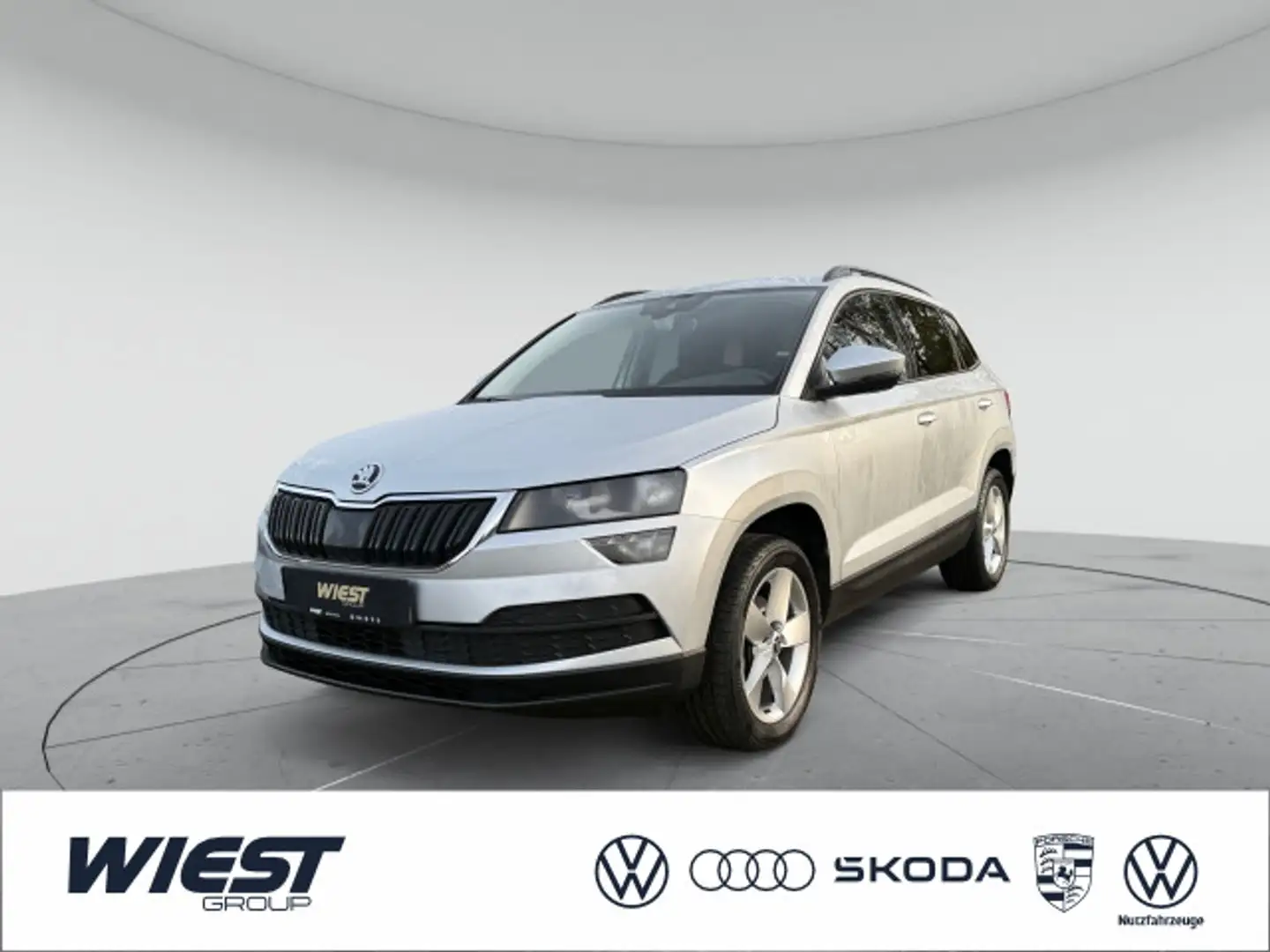 Skoda Karoq 1.0 TSI Ambition Temp. Navi Klima SHZ Smar Argent - 1