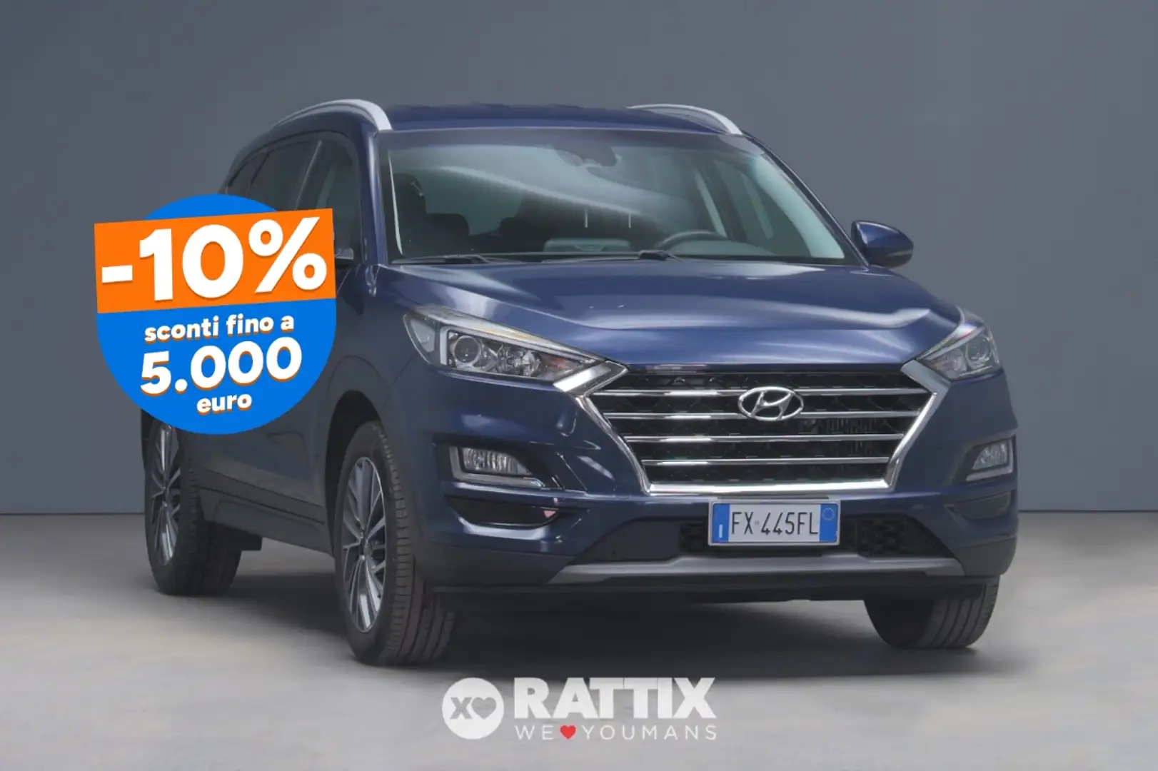 Hyundai TUCSON 1.6 CRDI 115CV Xprime Safety Pack Blu/Azzurro - 1