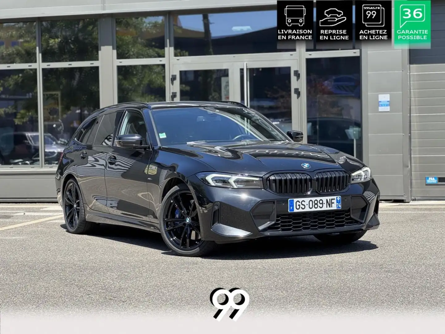 BMW 320 SERIE touring 320d xDrive Touring Msport Innovatio Noir - 1