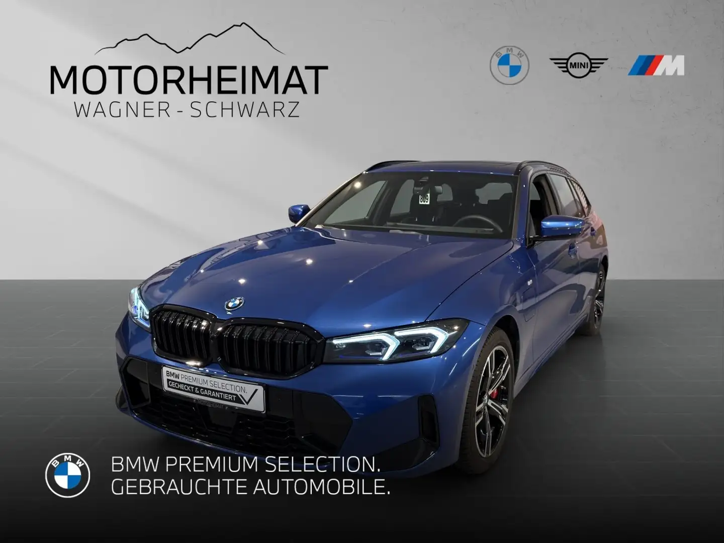 BMW 330 e Touring M SportPro LCI mit großer Akku Blau - 1