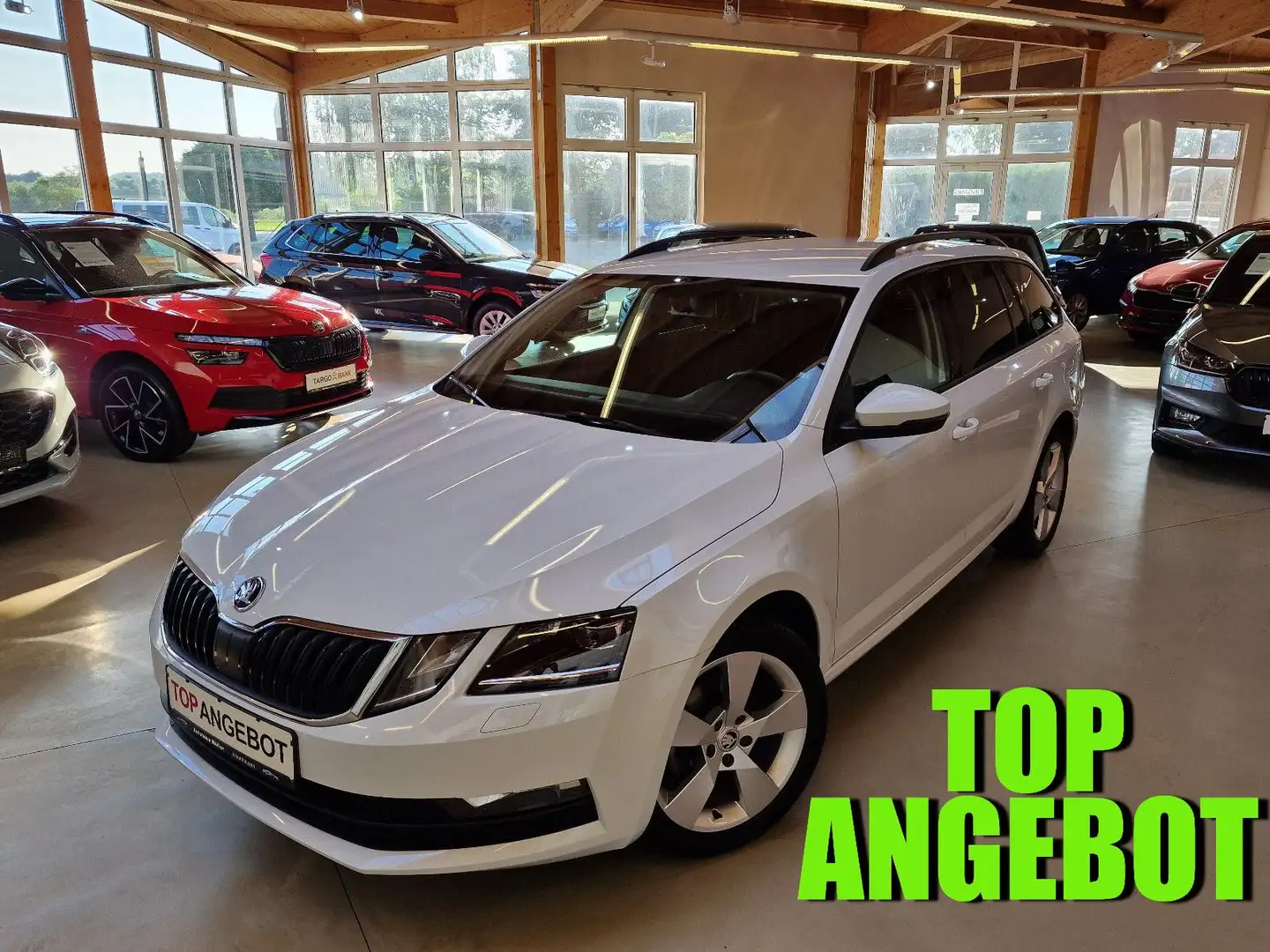 Skoda Octavia Kombi Ambition Plus 150PS LED PDC SML TE Weiß - 1