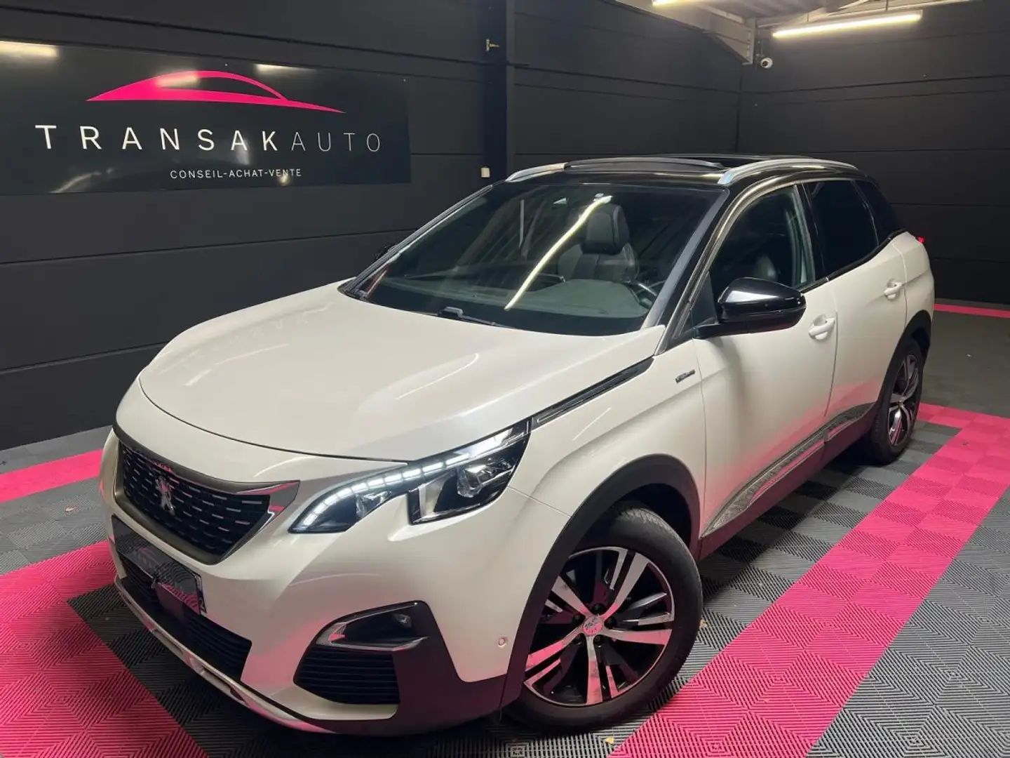 Peugeot 3008 1.6 THP 165ch SS EAT6 GT Line / Toit Ouvrant / Carplay / Attelage remorque Weiß - 1