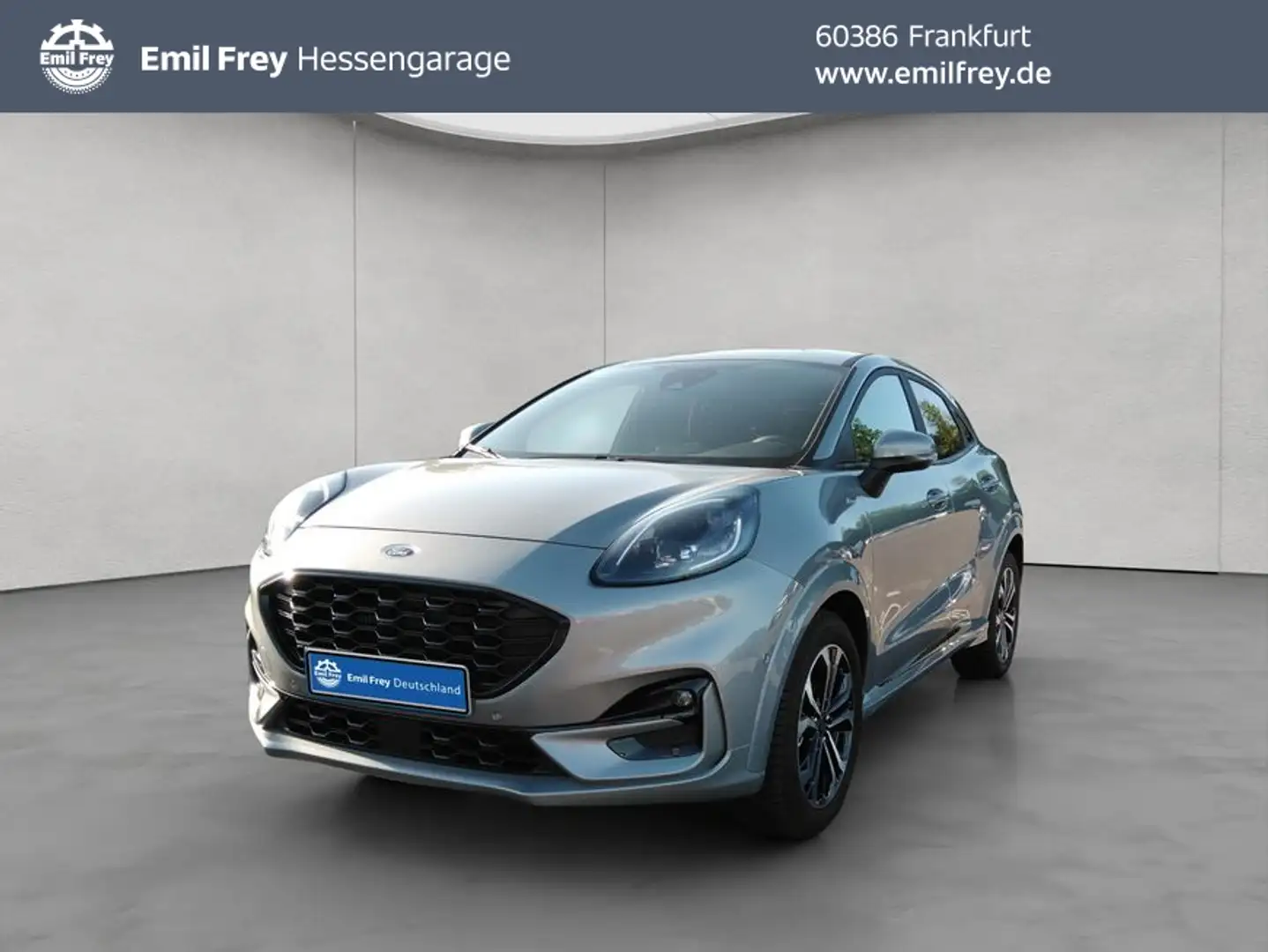 Ford Puma 1.0 EcoBoost Hybrid Aut. ST-LINE Silber - 1