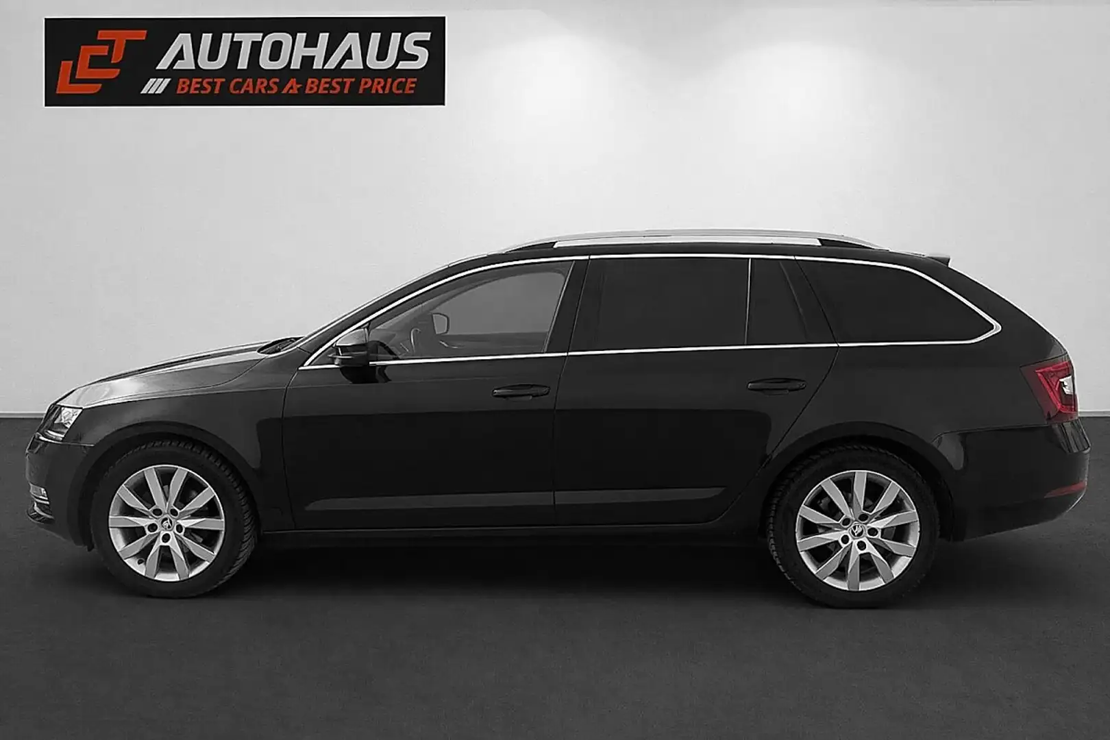 Skoda Octavia Combi 2,0 TDI DSG | 1.BESITZ | MwSt.AUSW | Schwarz - 2