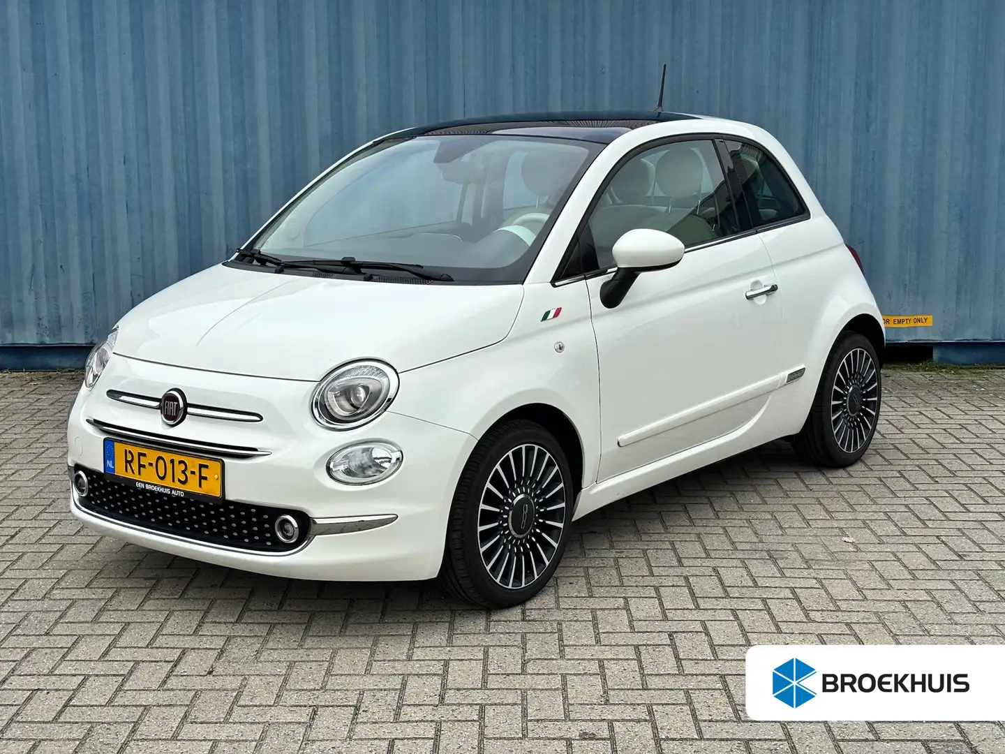 Fiat 500 0.9 TwinAir Turbo Lounge Panorama dak | Airco | Bl Blanc - 1